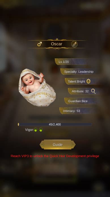 King’s Choice: Insufficient heir spots – Gamers Wiki.
